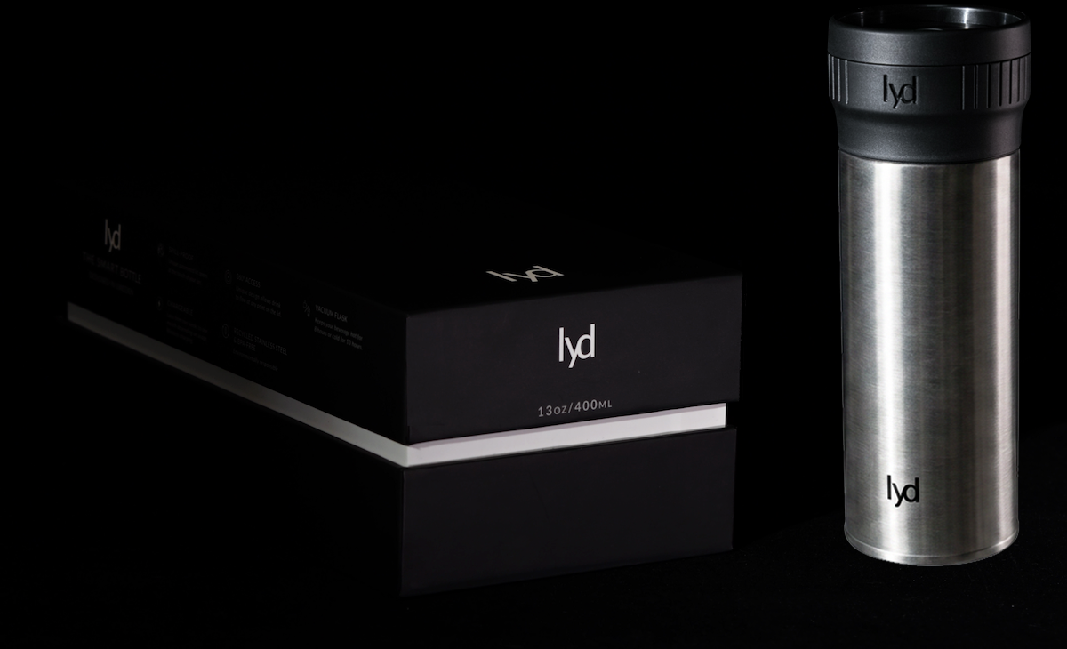 lyd box and smart bottle in stainless